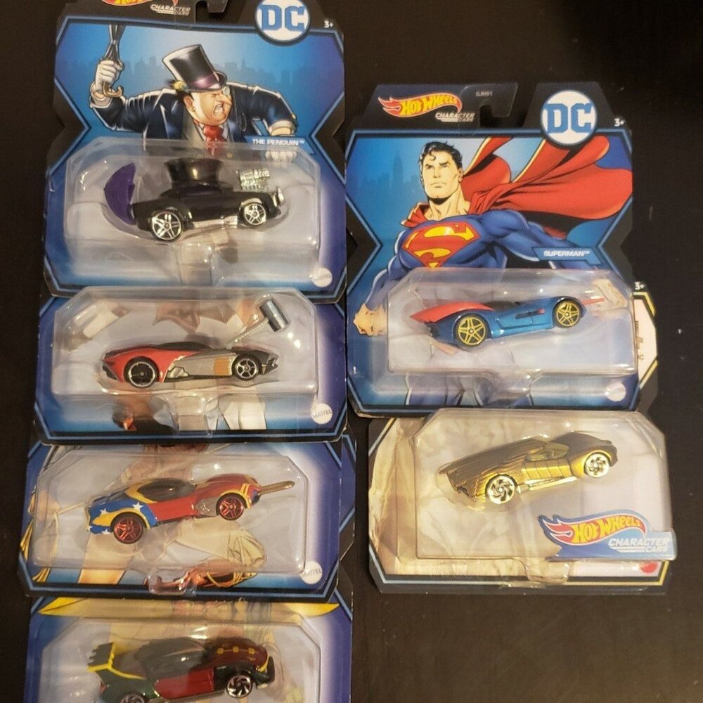 DC Hot Wheels set of 6